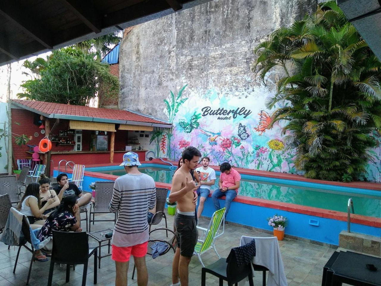 Butterfly Hostel Porto Iguaçu Exterior foto
